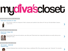 Tablet Screenshot of blog.mydivascloset.com